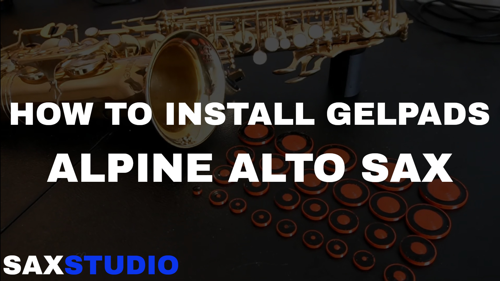 SaxStudio: Repadding an Alpine Alto Saxophone Tutorial